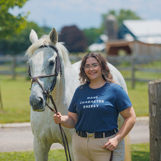 Mane Character Energy Tee - NAVY
