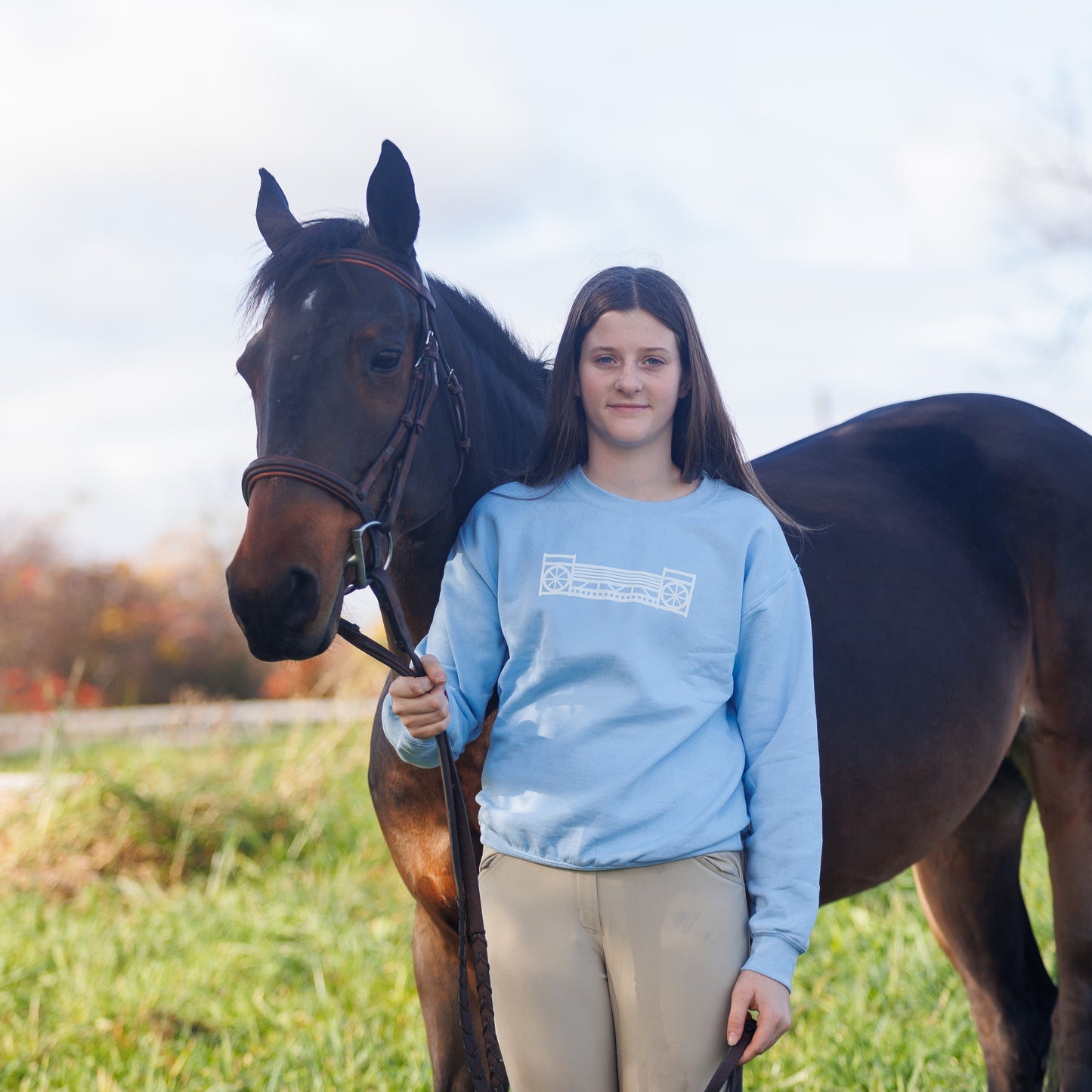 Derby Crewneck - SKY BLUE