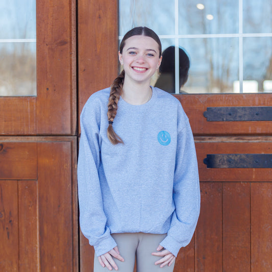 CL 5 Year Anniversary Crewneck - HEATHER/SAPPHIRE