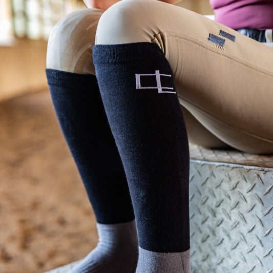 Ultra Support Boot Socks - BLACK