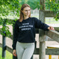 Mane Character Energy Crewneck - BLACK
