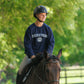 Equestrian Vintage Crewneck - NAVY