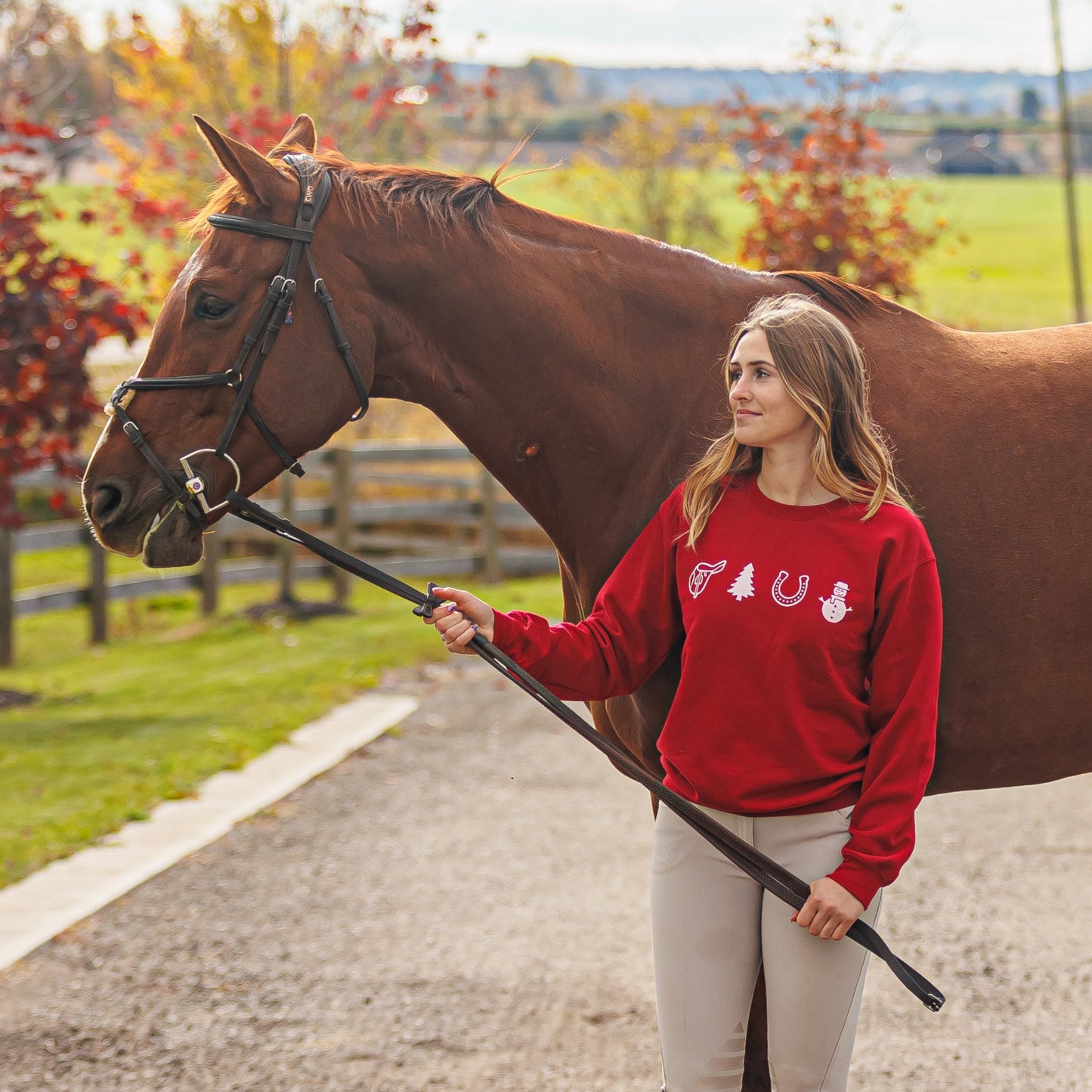 CL Christmas Crewneck - RED