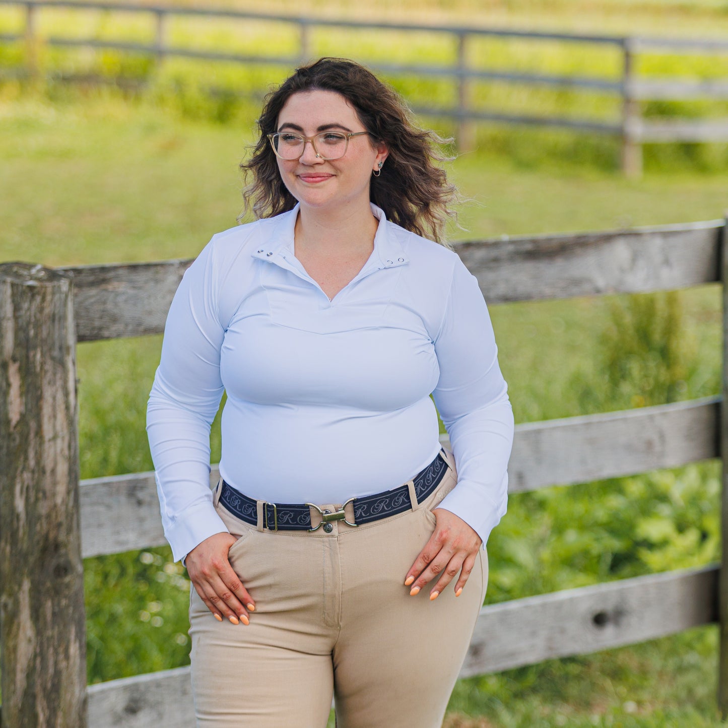 Caledon Show Shirt - CLASSIC WHITE