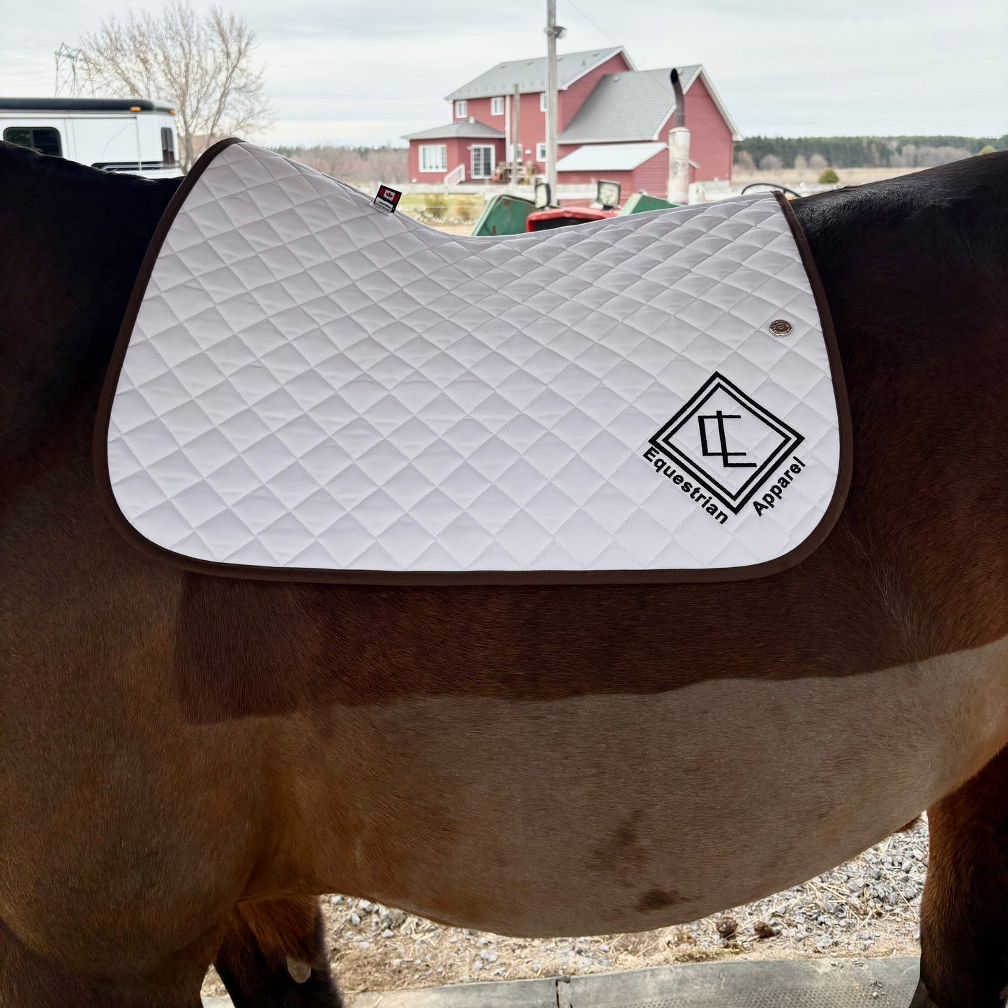 CL x Ogilvy White Babypad - WHITE/CHOCOLATE