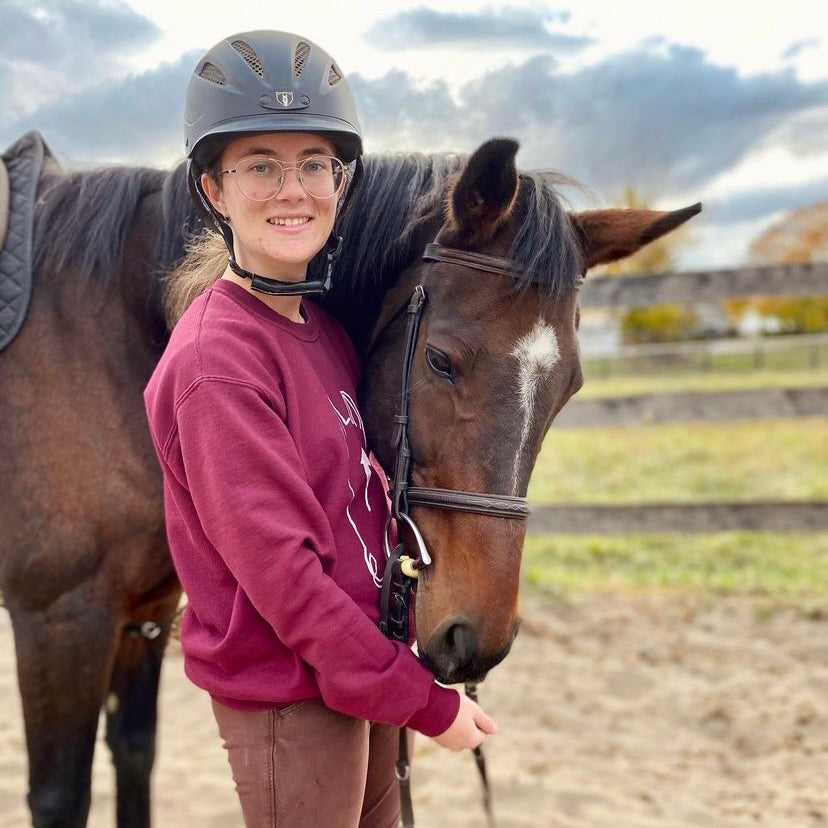 Equestrian discount crewneck sweatshirt